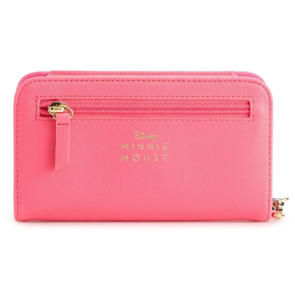 Minnie Mouse Phone Case Tech Wallet w/Wrist Strap Disney $34 Gift NWT
